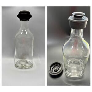 Large Antique Glass Medical I.V. Bottle Pyrex - American Sterilizer Co. Erie, PA